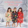 Kids Christmas Plush Oversized Hoodie  (One Size - 3-6 Years)